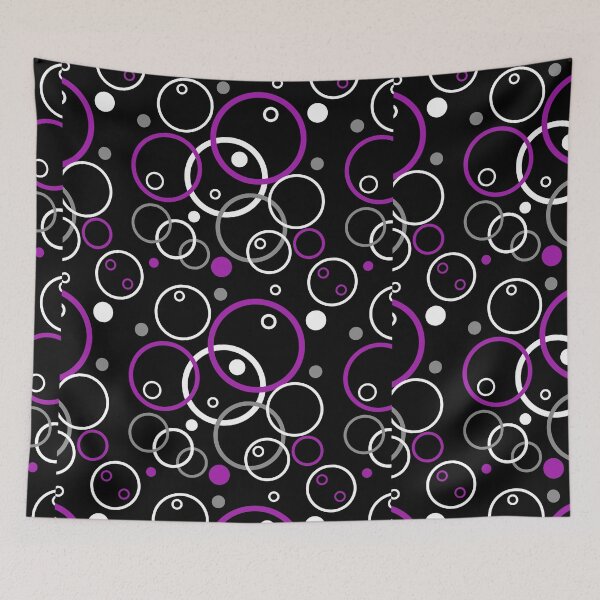 Item preview, Circles Background Ace. Asexual Pride designed and sold by Subtle Pride Shop.