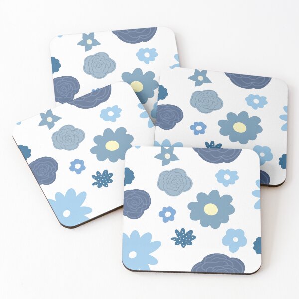 Item preview, Blue Flowers designed and sold by Cassie Cain.