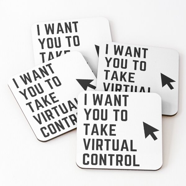 Item preview, Virtual Control (Black Lettering) designed and sold by partleesunee.