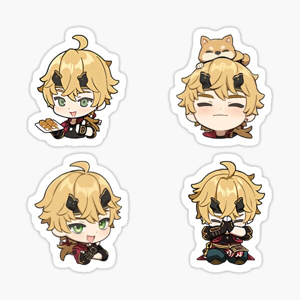 Thoma Genshin Impact Chibi Stickers Set Sticker For Sale By Dudu Inpajamas Redbubble 3629