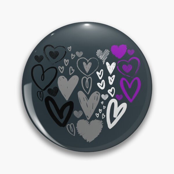 Artikelvorschau, Valentines Day Ace Hearts. Asexual Pride entworfen und verkauft von Subtle Pride Shop.