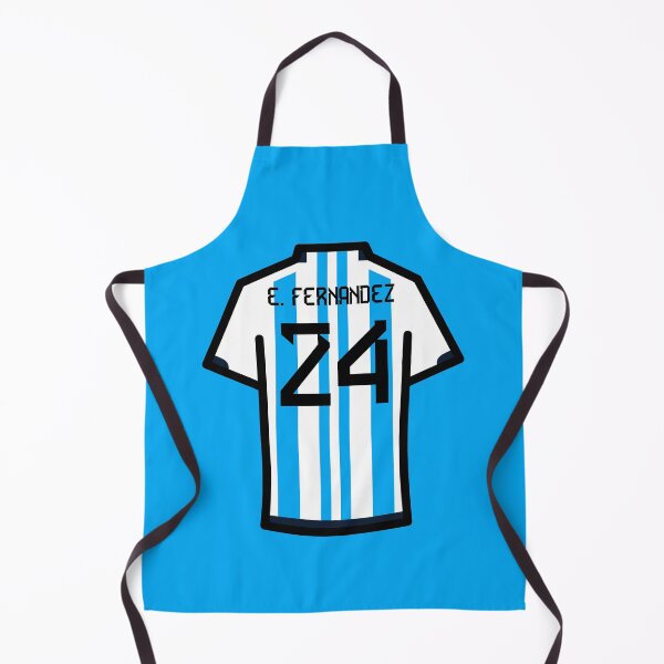 Item preview, Enzo #24 ARG Blue White 22 Football Jersey designed and sold by Millustgfx.