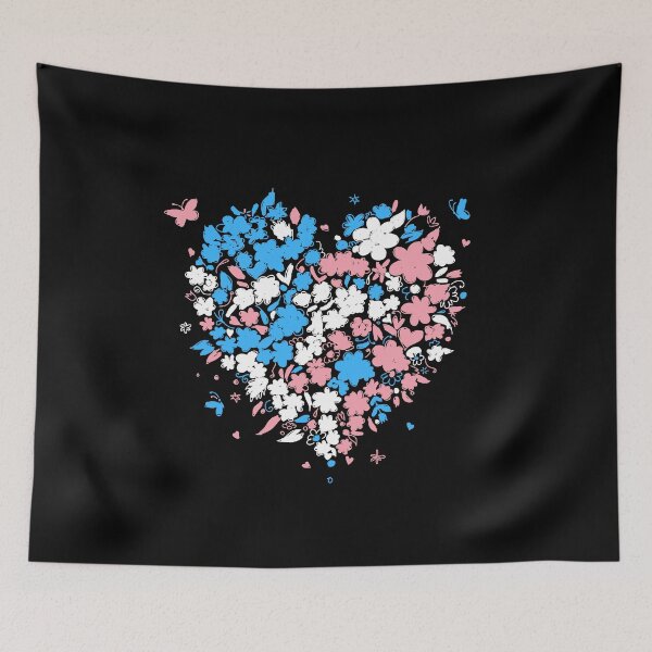 Item preview, Valentines Day Trans Hearts. Transgender Pride designed and sold by Subtle Pride Shop.