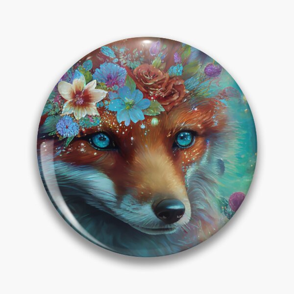 Item preview, Fox Magic in the Neon Night Garden designed and sold by Orianah.