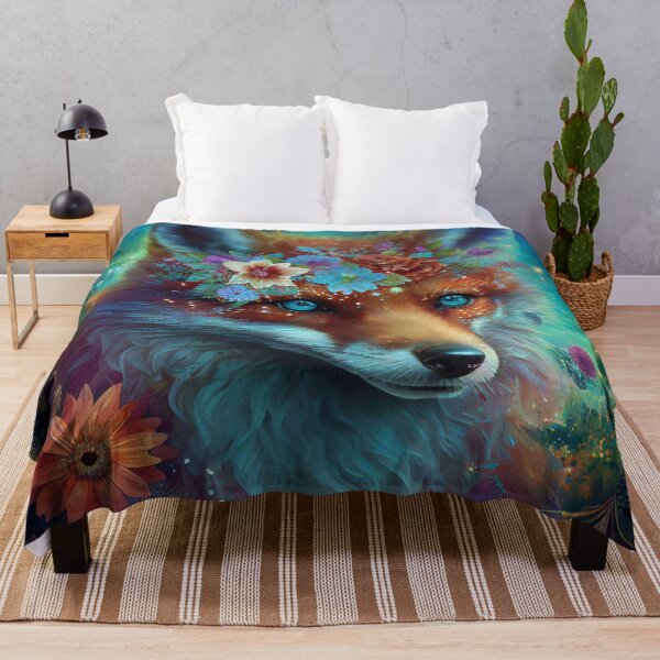 Item preview, Fox Magic in the Neon Night Garden designed and sold by Orianah.