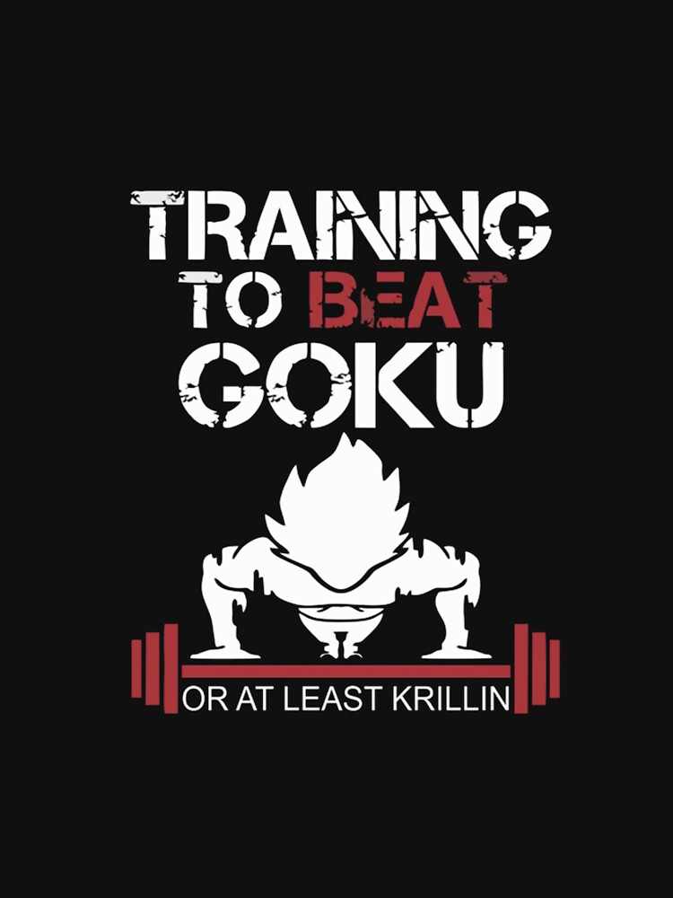 train like goku shirt