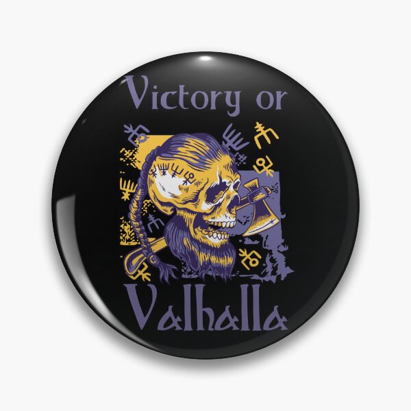 Artikelvorschau, Sieg oder Valhalla - Viking Yellow Purple entworfen und verkauft von Georgy09.