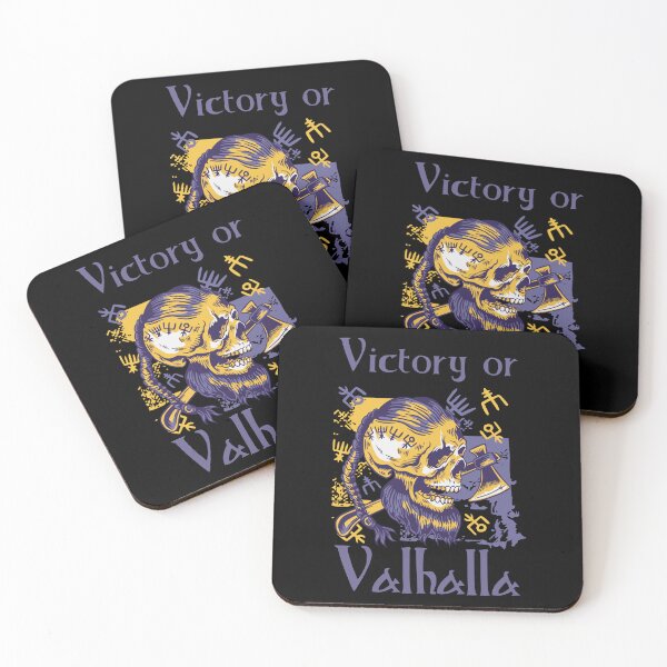 Item preview, Victory or Valhalla - Viking Yellow Purple designed and sold by Georgy09.