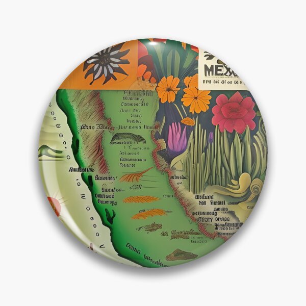 Item preview, Fantastic Mexico - A Fantasy Map designed and sold by Chubuter.