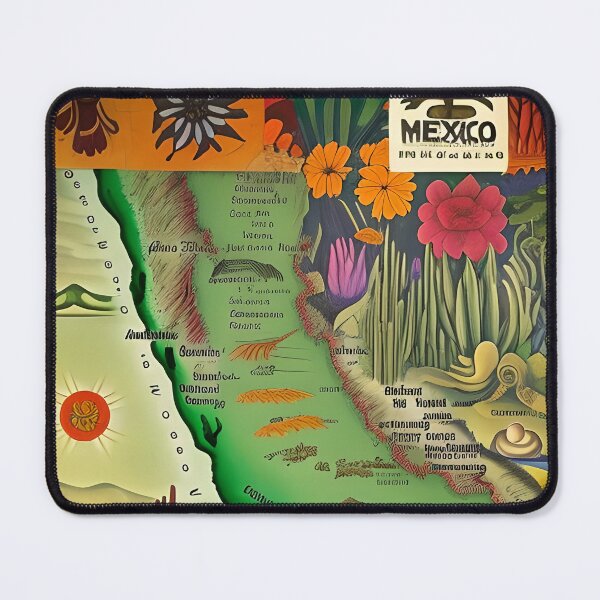 Item preview, Fantastic Mexico - A Fantasy Map designed and sold by Chubuter.