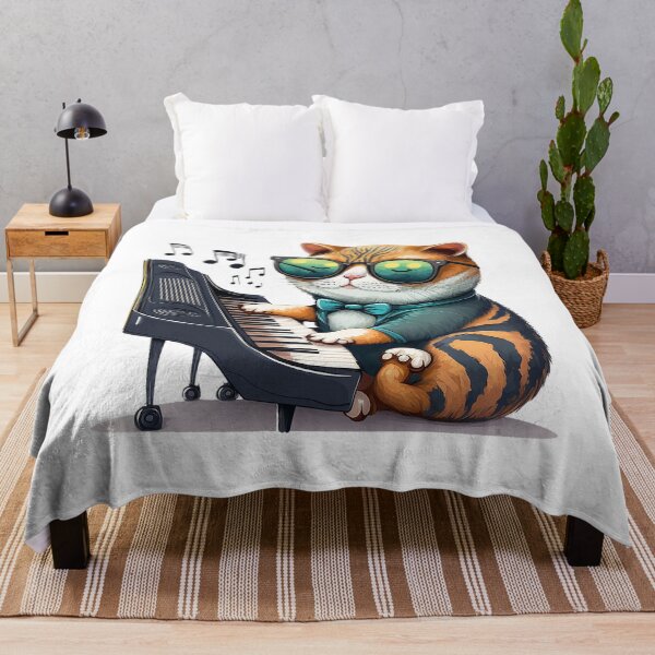 Item preview, Jazz Cat: Piano designed and sold by shawnwalrus.