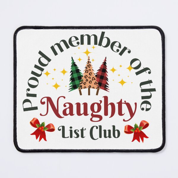 Item preview, Funny Naughty List design designed and sold by LadyRebelFL.