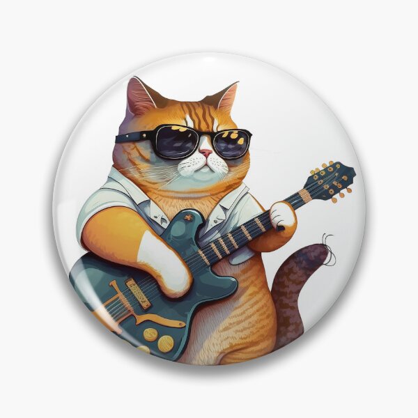 Item preview, Gato de jazz: guitarra designed and sold by shawnwalrus.