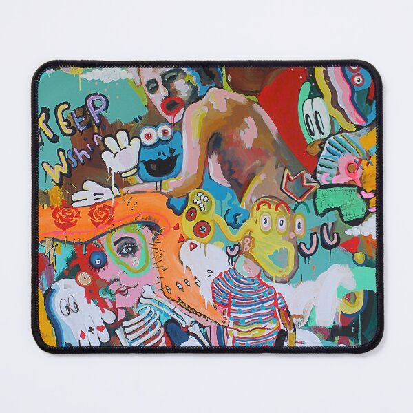 Item preview, Keep Wishin' | pop art Acid surreal | contemporary LSD art | Original Magic Painting By Tyler Tilley c. 2021 designed and sold by Tyler Tilley.