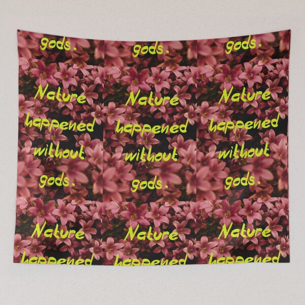 Item preview, Nature Happened Without Gods. designed and sold by Radicomics.