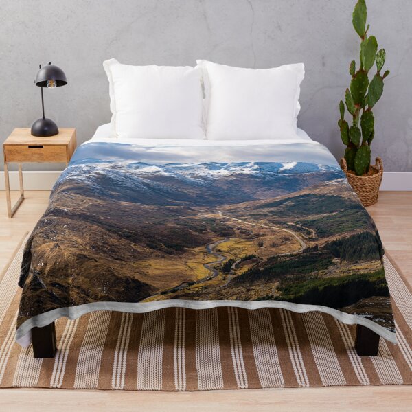 Item preview, The Saddle, Sgurr na Forcan and Sgurr na Sgine down Glen Shiel designed and sold by ScotLandscapes.