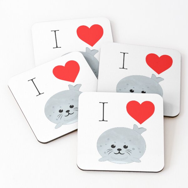 Item preview, I Love Seals designed and sold by SassySeals.