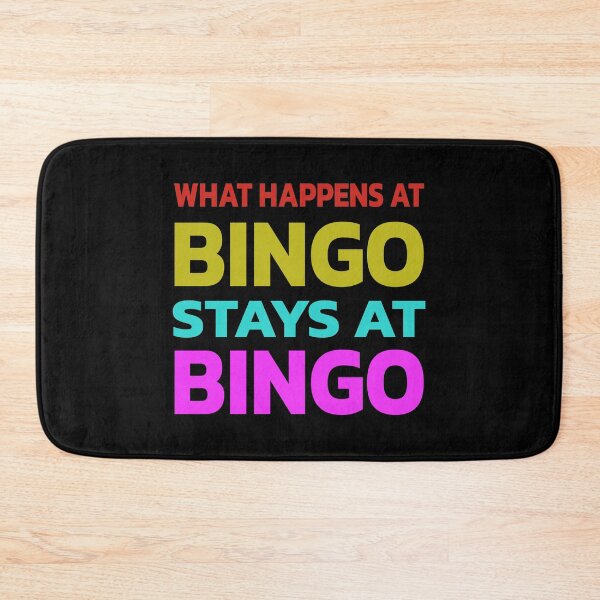 Item preview, Funny What Happens At Bingo Stays At Bingo | Colorful BINGO designed and sold by Quote a Passage.