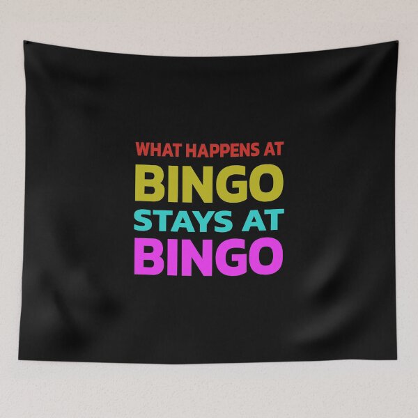 Item preview, Funny What Happens At Bingo Stays At Bingo | Colorful BINGO designed and sold by Quote a Passage.