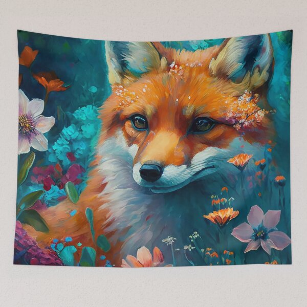 Item preview, Stunning Fox in the Night Garden, Wild and Beautiful designed and sold by Orianah.