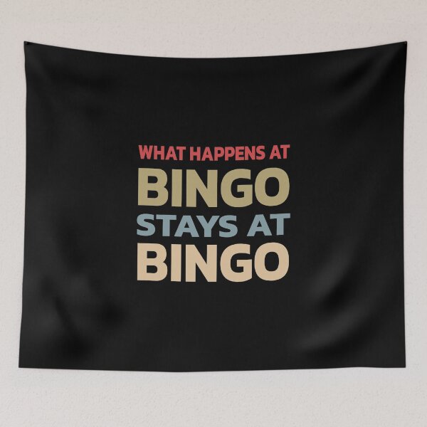 Item preview, Funny What Happens At Bingo Stays At Bingo | Classic BINGO designed and sold by Quote a Passage.