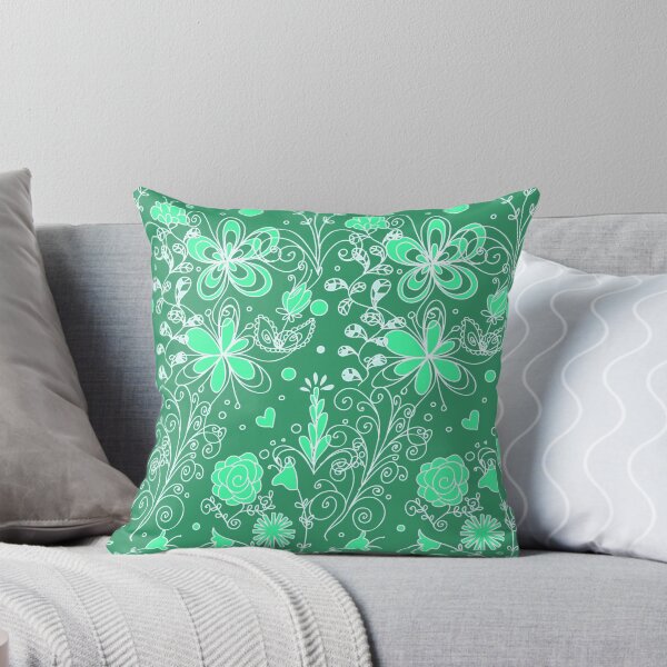 Item preview, Green Floral Pattern designed and sold by SaradaBoru.