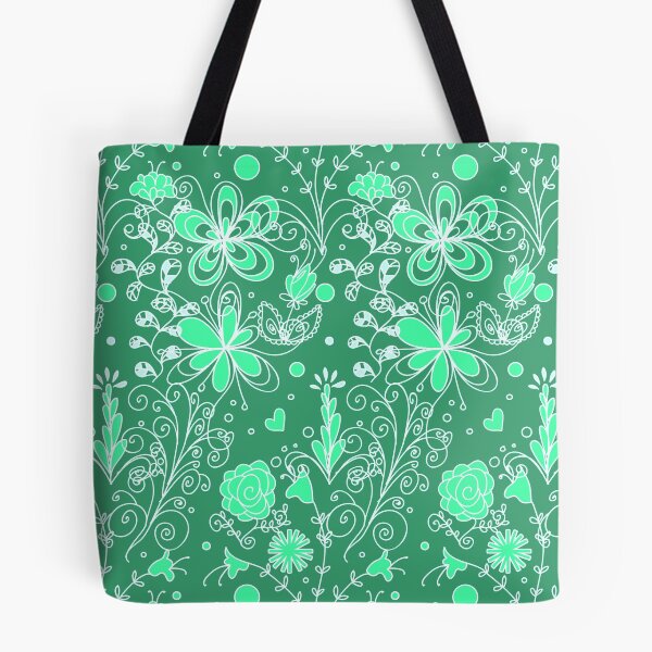 Item preview, Green Floral Pattern designed and sold by SaradaBoru.