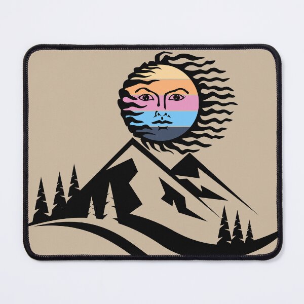 Item preview, Windy Evening Sun Over The Mountains designed and sold by bizbostudio.