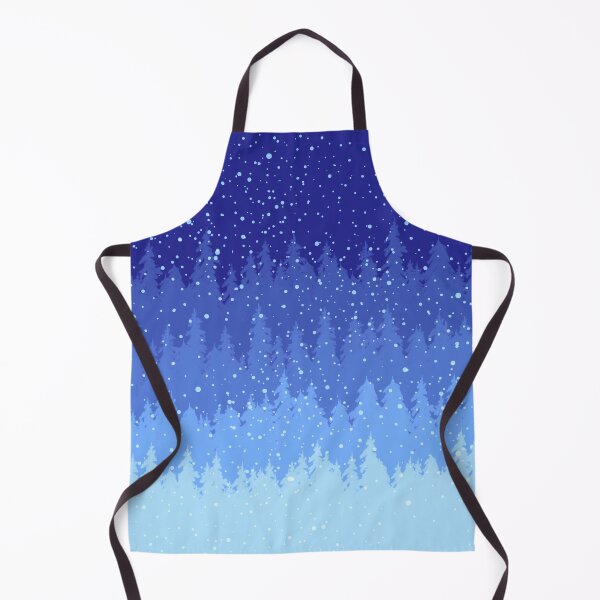 Item preview, Snowy Blue Winter Forest Gradient designed and sold by Julie Erin Designs.