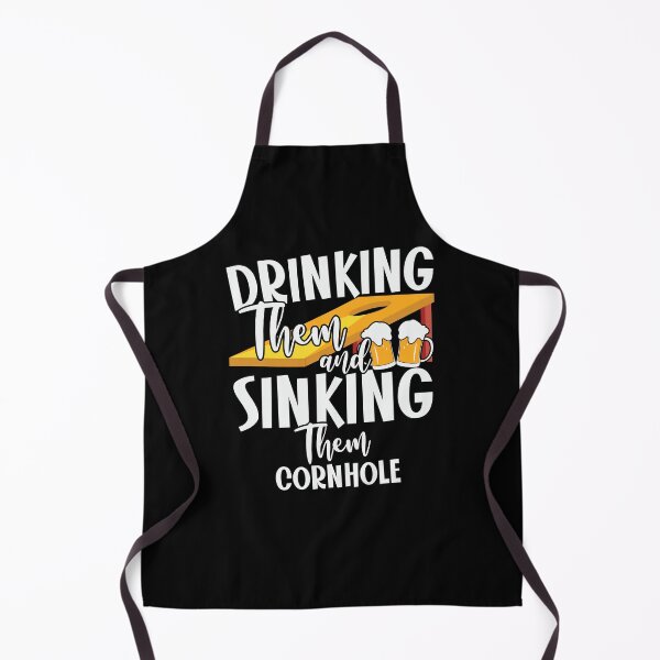 Item preview, Drinking Them & Sinking Them-funny Cornhole gift idea designed and sold by BRtisticDesigns.