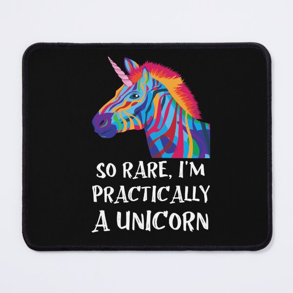 Item preview, So rare I'm practically a unicorn designed and sold by FatCatProds.