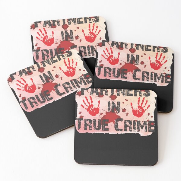 Item preview, Partners In True Crime-giftofor couples who are TC addicts designed and sold by BRtisticDesigns.