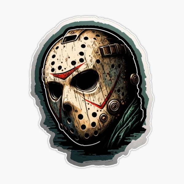 Friday the 13th Jason Mask Art Board Print for Sale by ShayneoftheDead