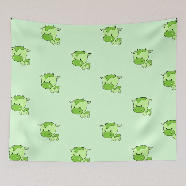 Item preview, Cute Green Cow designed and sold by Myinsidethoughts.