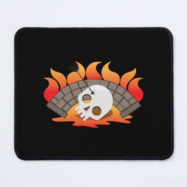 Item preview, BRIDGEBURNERS fanart Burning bridge with an impaled skull designed and sold by shopfutures.