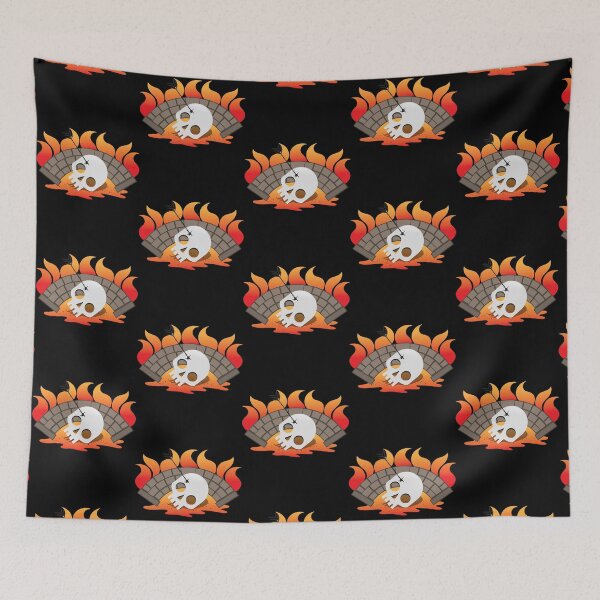 Item preview, BRIDGEBURNERS fanart Burning bridge with an impaled skull designed and sold by shopfutures.