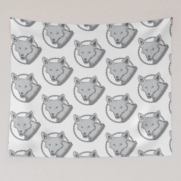 Item preview, Chain of dogs sigil Malazan empire fanart greyscale designed and sold by shopfutures.