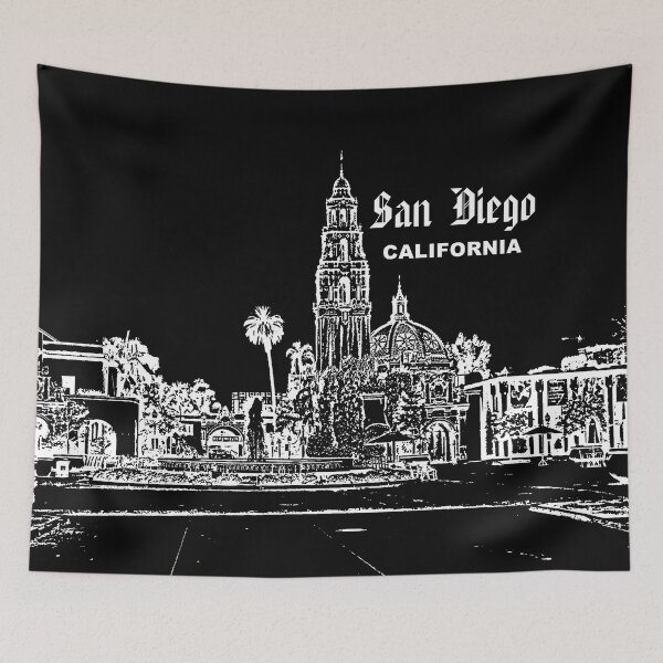 Item preview, San Diego, California - Iconic Park & Landmarks (W) designed and sold by leemcnut.