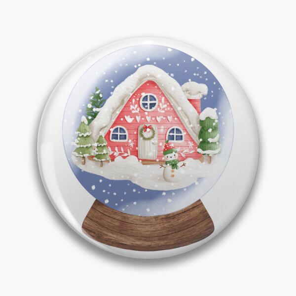 Item preview, Snow Globe Winter House 5 designed and sold by TasimaDesign.
