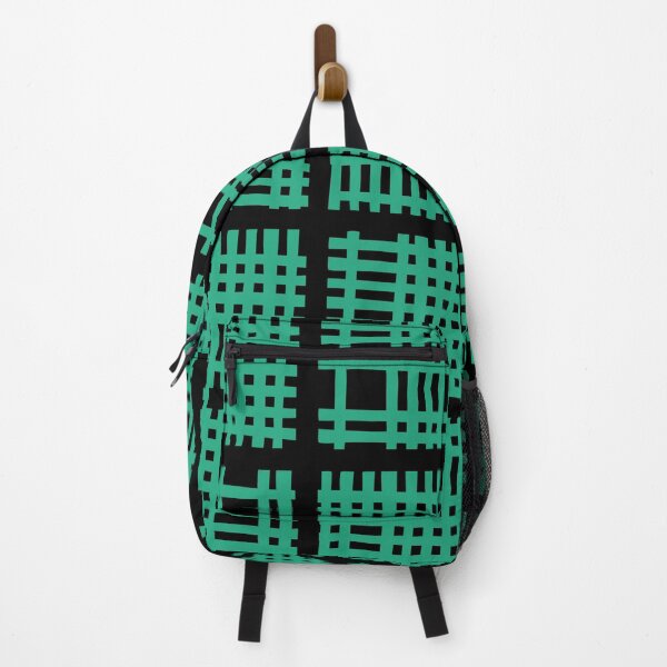 Artikelvorschau, Cross Hatch Patches Pattern Black and Green entworfen und verkauft von tonymagnerart.