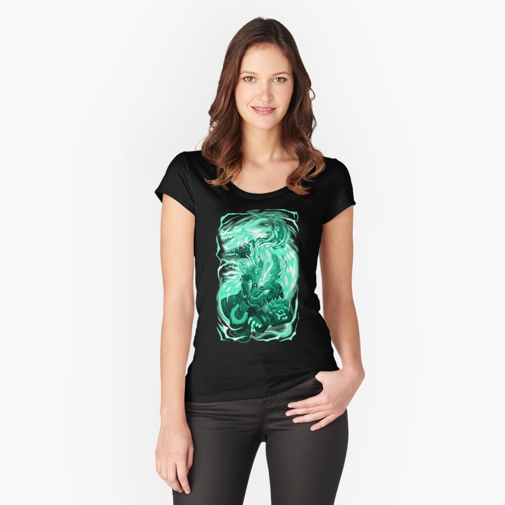 Item preview, Fitted Scoop T-Shirt designed and sold by chanong.