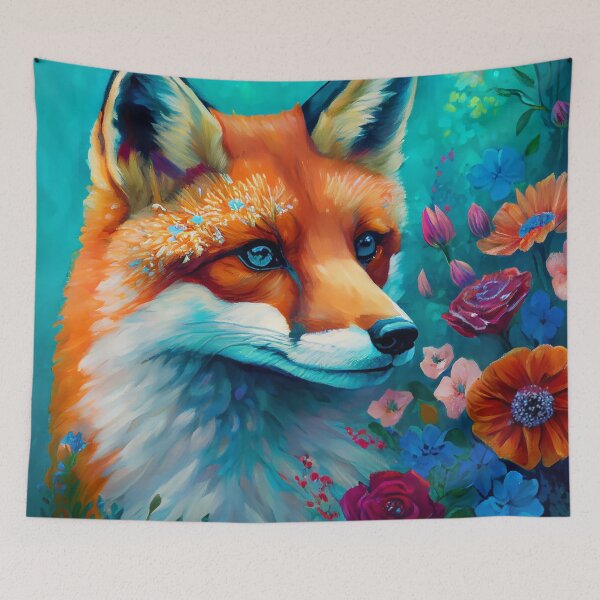 Item preview, Stunning Fox in the Night Garden, Wild and Beautiful designed and sold by Orianah.