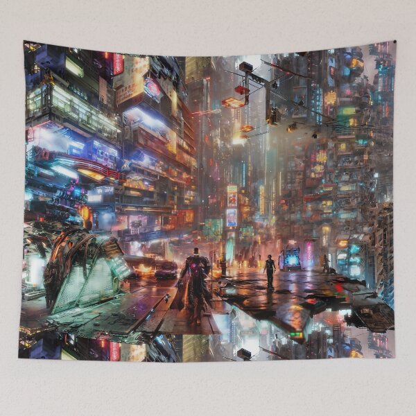 Item preview, Cyberpunk City 6 designed and sold by Swan-Fog.