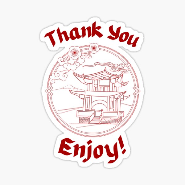 Item preview, Thank You! Enjoy! designed and sold by Anathea Utley.