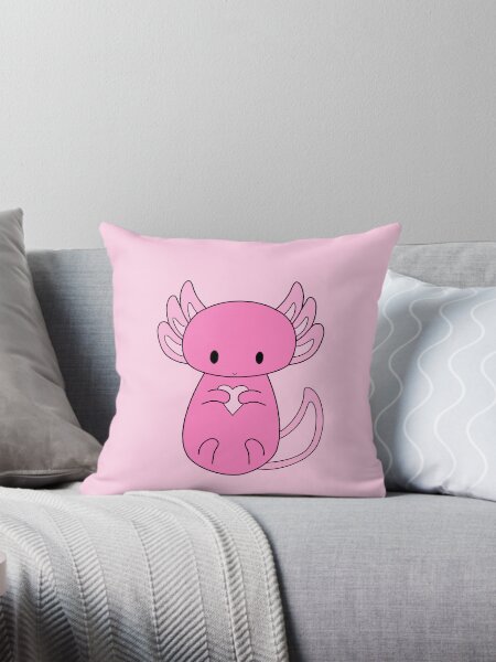 Vista previa del artículo con la obra «Lindo ajolote rosa», diseñado y vendido por ArtByNoName.