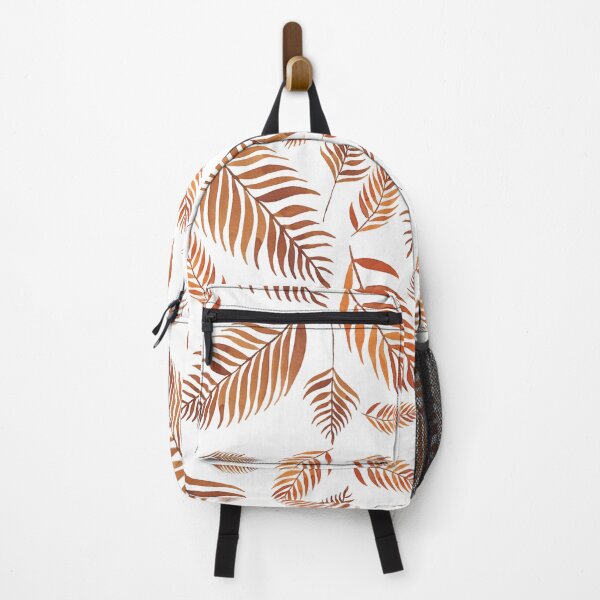 Item preview, All over orange palm print designed and sold by SarahCarltonArt.