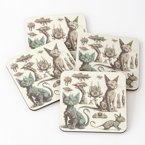Item preview, The Alien Cats of Felinova II designed and sold by shawnwalrus.