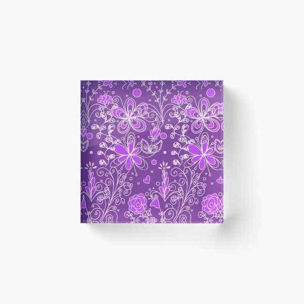 Item preview, Purple Floral Pattern designed and sold by SaradaBoru.