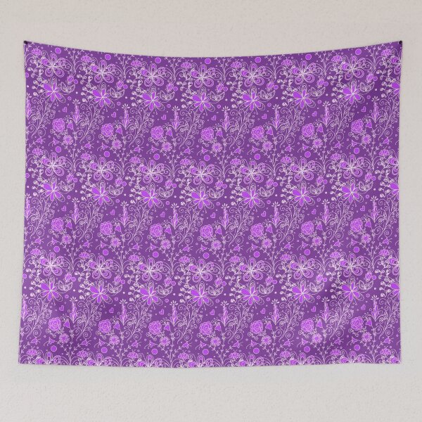Item preview, Purple Floral Pattern designed and sold by SaradaBoru.