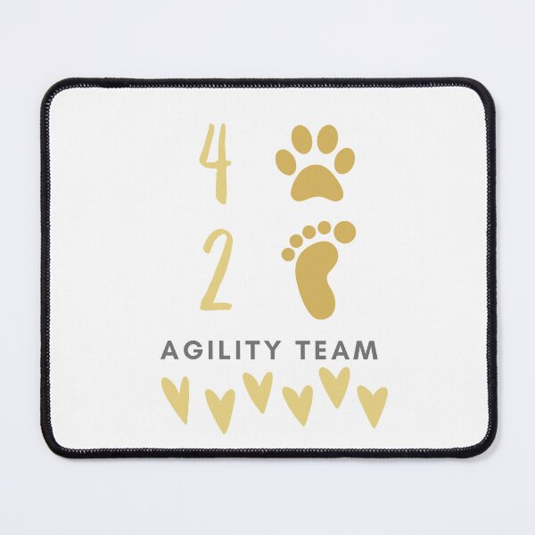 Item preview, Agility team 4 legs and 2 feet with hearts in golden beige designed and sold by PausePapote.